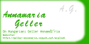 annamaria geller business card